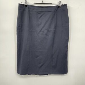 Boden‎ Women's A Line Skirt Navy  Blue Size 10R